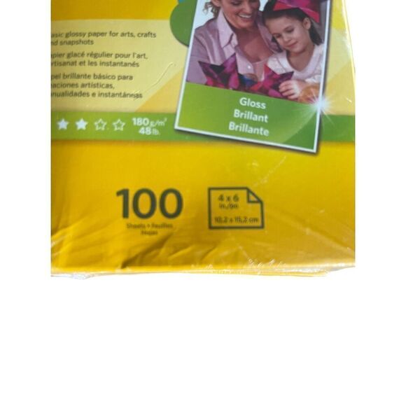KODAKEAST White 6.5 Mil Glossy 100 Sheets/Pack Photo Paper Size 4 X 6 NEW - Picture 3 of 15